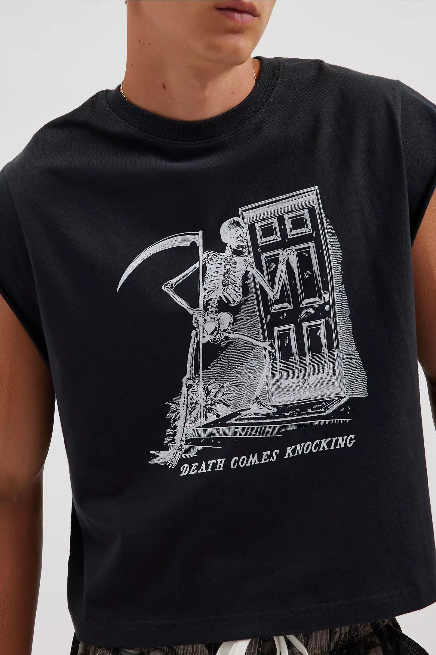 Death Comes Knocking Tank Top by RESÓRE BLANC RESÓRE BLANC